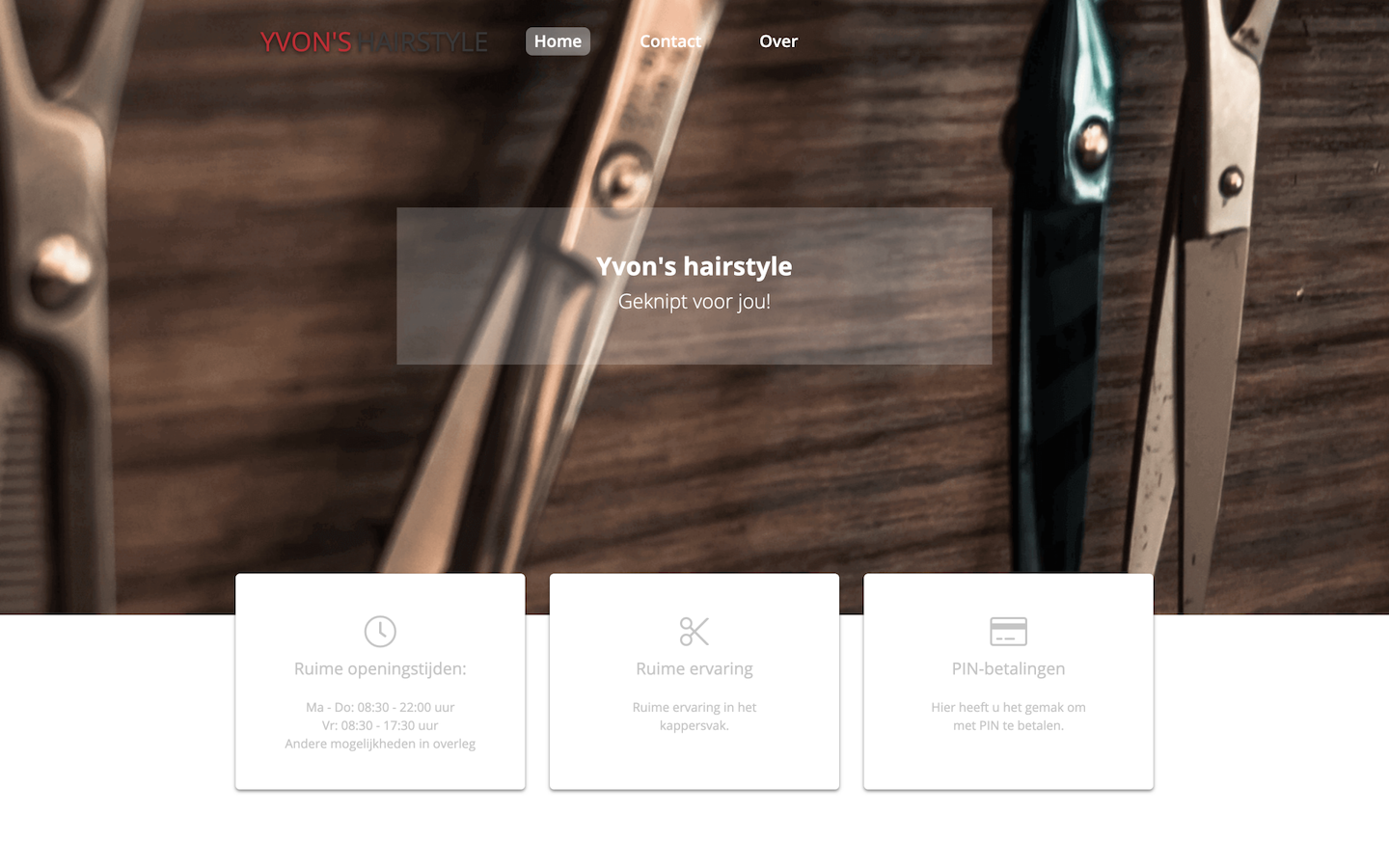 Image website Yvon's hairstyle